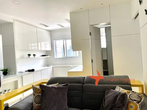 Imagem Apartamento à venda ou aluguel em Pinheiros, São Paulo-SP: 1 suíte espaçosa, sala e cozinha integradas, 2 banheiros, 1 vaga, 60m²!