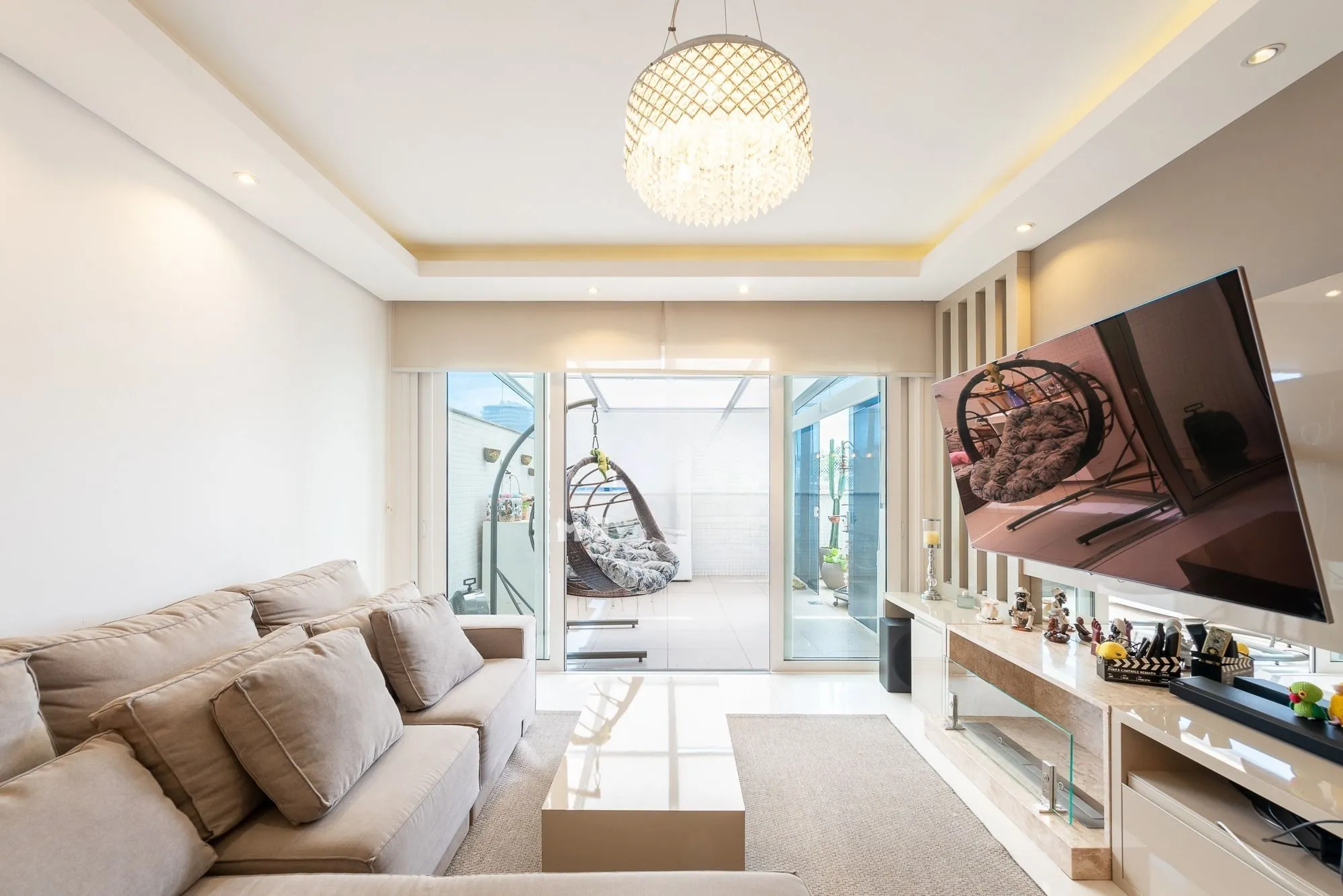 Imagem Apartamento Garden mobiliado, com 180 m² privativos, no bairro Chácara das Pedras