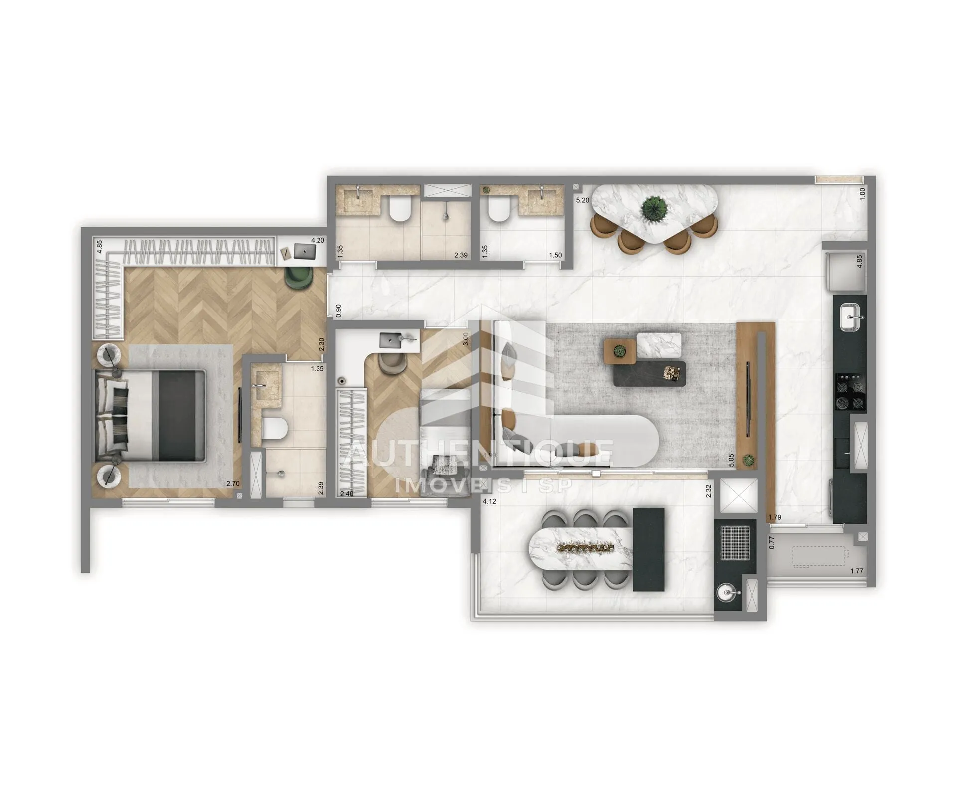 Imagem Living Grand Wish Jardim - Apartamento à venda no bairro Bairro Jardim - Santo André/SP