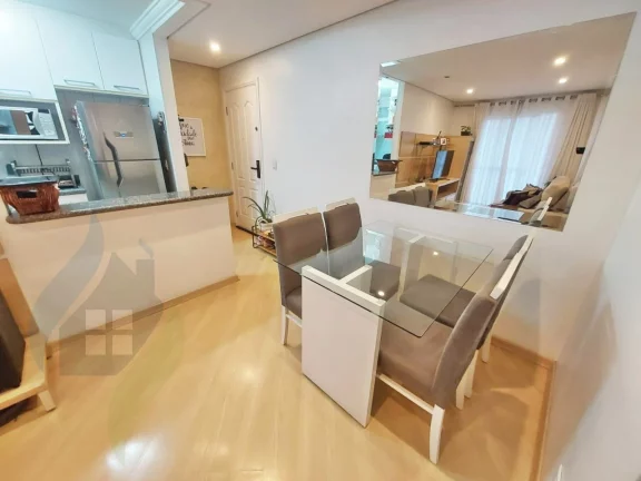 Imagem Apartamento de 2 dormitórios sendo 1 suíte, 2 banheiros, 1 vaga, com 60m² em Rudge Ramos, São Bernardo do Campo
