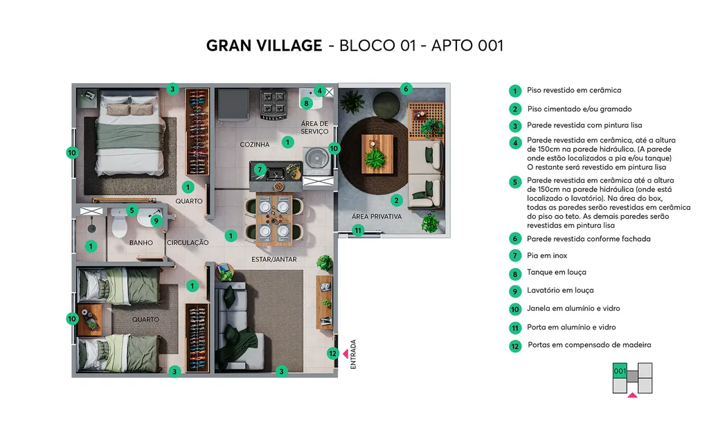 Imagem Apartamento à venda no bairro Setor Marabá - Goiânia/GO