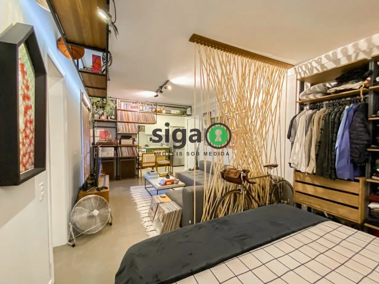 Imagem Apartamento mobiliado de 40m² à venda na Vila Olímpia porteira fechada