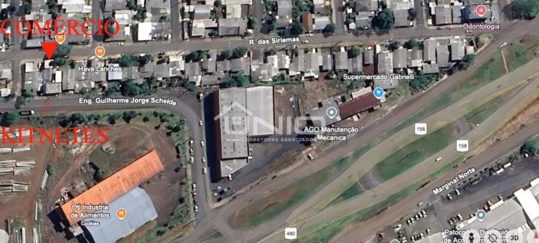 Imagem Imóvel e Estabelecimento Comercial - Bairro Planalto