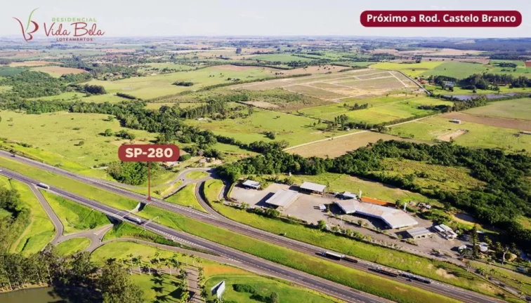 Imagem Terrenos de 1000m² a venda no Residencial Vida Bela - Quadra/SP