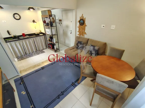 Imagem 01 DORMITÓRIO, R$410.00,00, COZINHA AMERICANA,BOQUEIRÃO, LOCALIZADO À 1 QUADRA DA PRAIA EM SANTOS E COM 01 VAGA DE GARAGEM