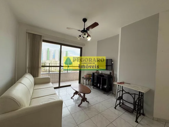 Imagem Apartamento de 2 quartos na Prainha, Caraguatatuba-SP 1 suíte, 2 salas, 2 banheiros, 1 vaga de garagem e vista para o mar