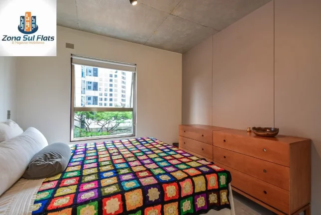 Imagem Apartamento à Venda No Brooklin Com 1 Dormitório e 1 Vaga - Mobiliado
