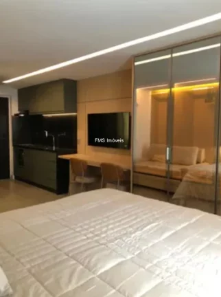 Imagem Studio para locação no Itaim Bibi, 1 quarto, 1 banheiro, 30m².