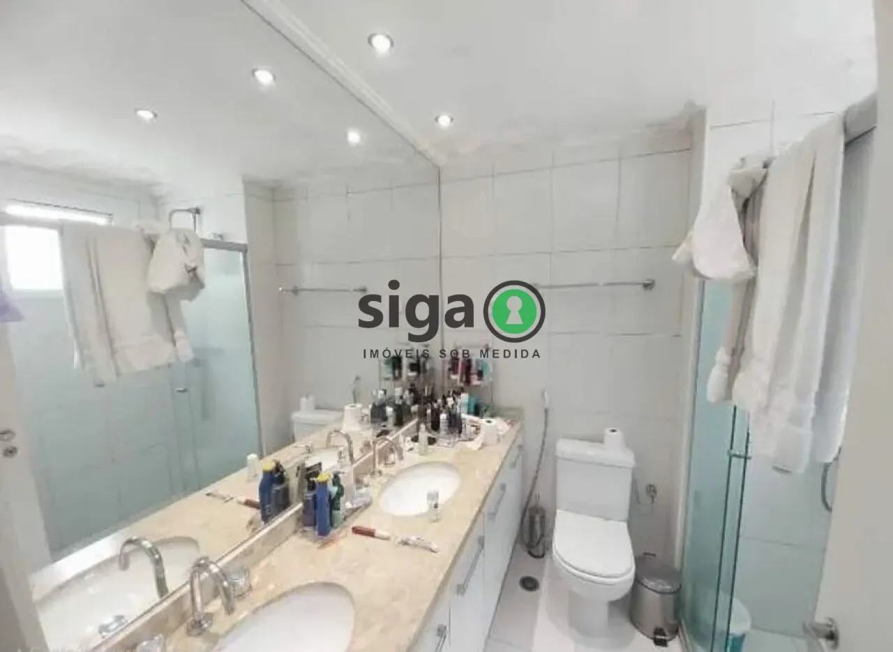 Imagem Apartamento à venda no Brooklin | 135m² | 3 suítes | Varanda gourmet envidraçada | Lazer completo |