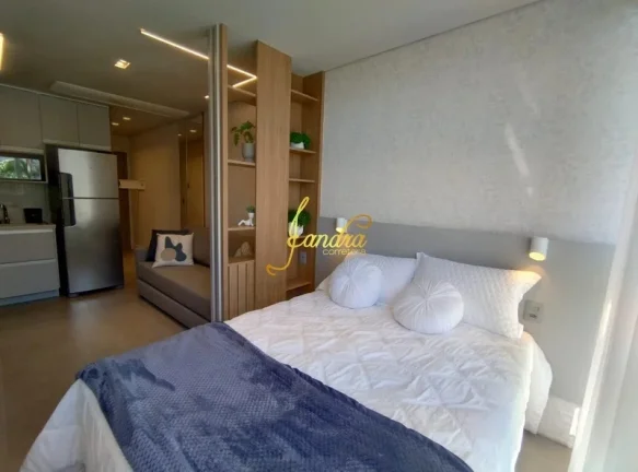 Imagem Apartamento loft(JK) com box e infra MOBILIADO E DECORADO