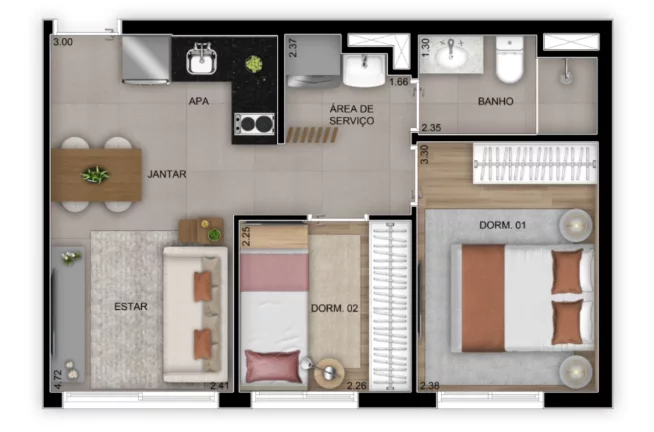 Imagem MADRE 914 - DIÁLOGO - Studio de 38m² (NR), próximo ao Mooca Plaza Shopping e à CPTM!