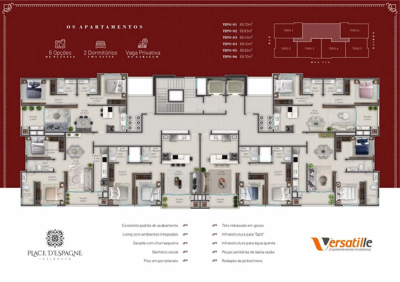 Imagem Apartamento à venda com 69.83m2 por R$ 850.000,00