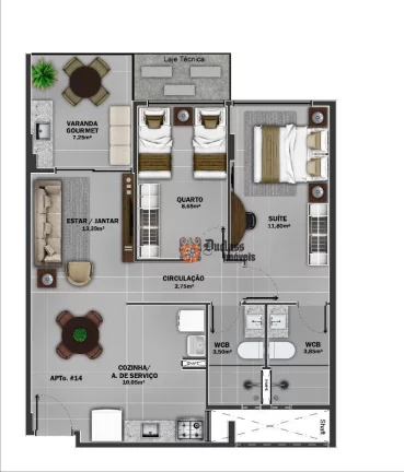 Imagem Apartamento com 2 dormitórios à venda, 70 m² por R$ 531.588 - Praia do Francês - Marechal Deodoro/AL