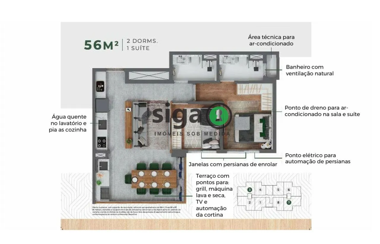 Imagem Apartamento para venda na Vila Madalena, São Paulo - SP