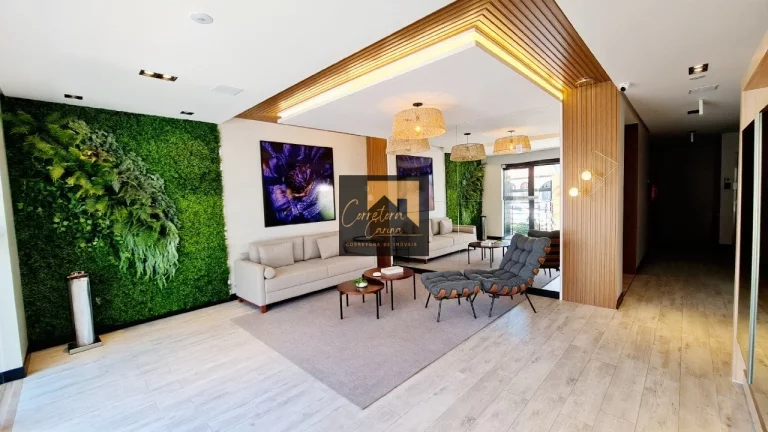 Imagem Studio no 7º andar com 48,90m² privativos, porta com abertura digital! Amplo espaço para sala de ...