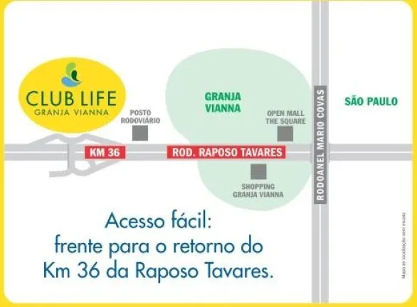 Imagem Terreno à Venda no Condomínio Club Life Granja Vianna