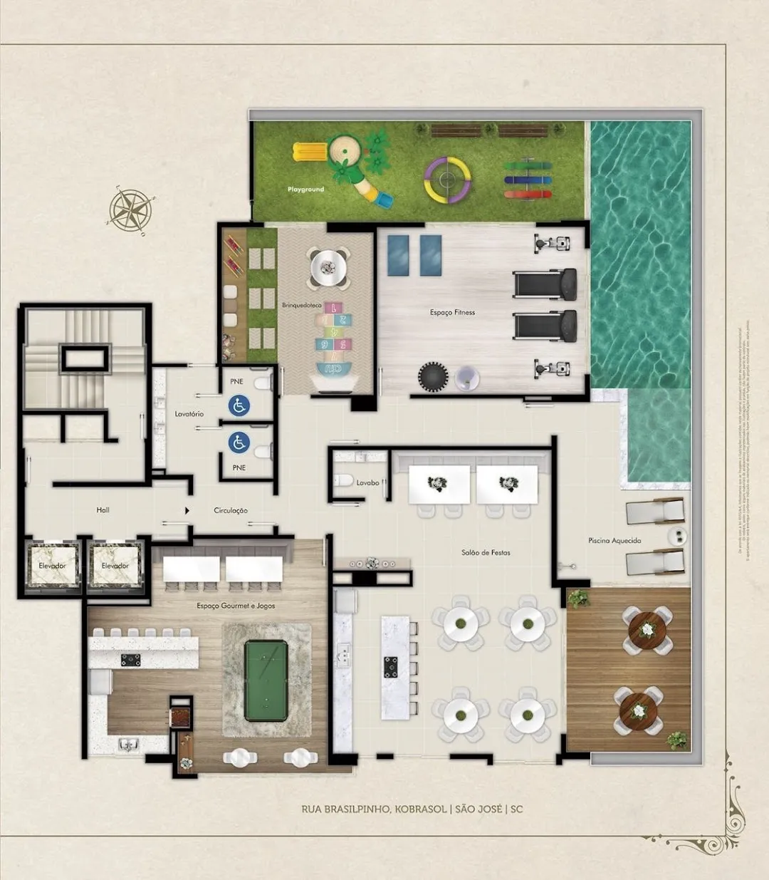 Imagem Pronto para Morar! Amplo Apartamento com 3 Suítes e Sacada com Churrasqueira no Kobrasol - São José/SC