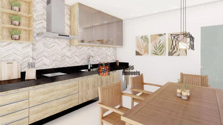 Imagem Cobertura com 4 dormitórios à venda, 175,59 m² por R$ 1.406.129, - Jardim Caiahu - Mongaguá/SP