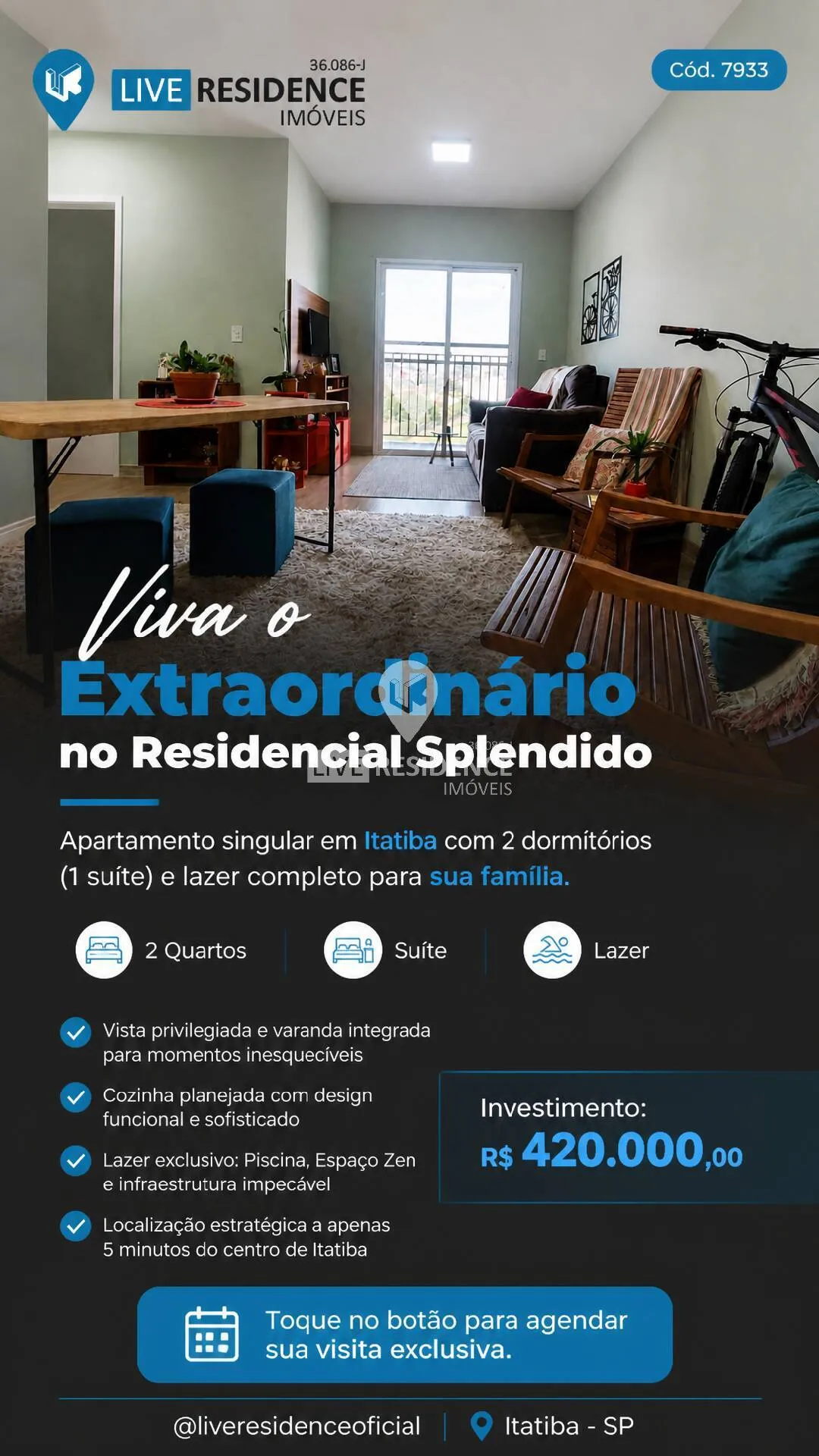 Foto do imóvel Lindo Apartamento à venda no Residencial Splendido !