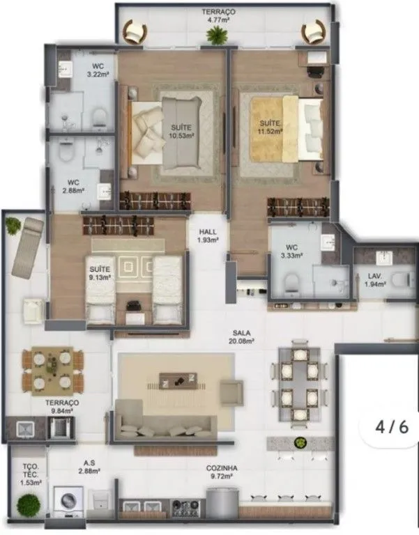 Imagem Apartamento à Venda em Canto do Forte, Praia Grande - SP