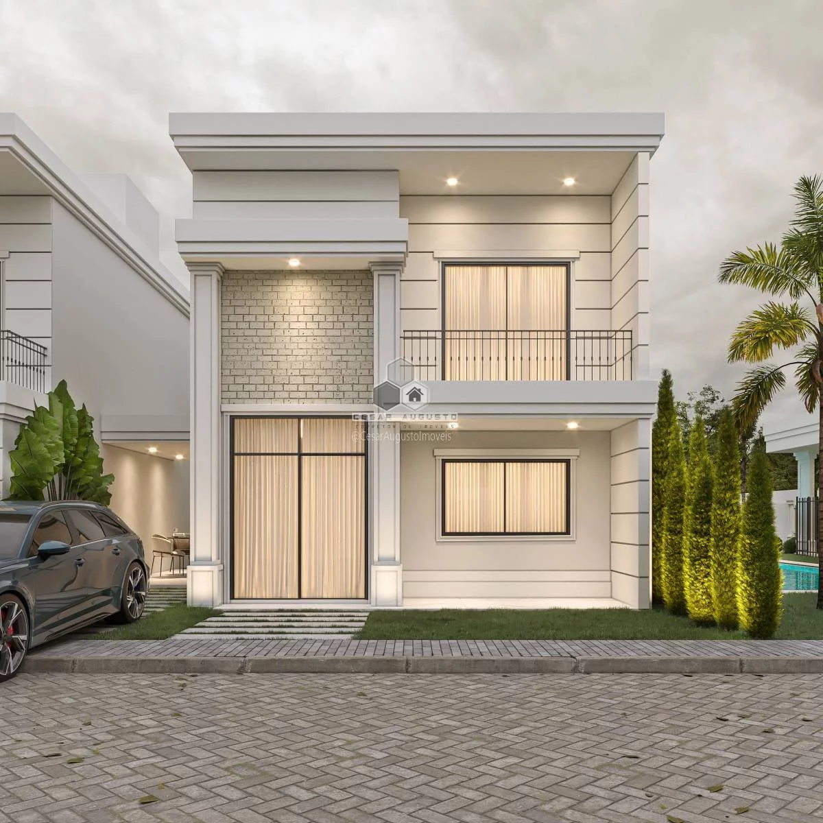 Imagem Mansões Concept: Casas em condominio sofisticado no Coração do Eus?(C)bio
