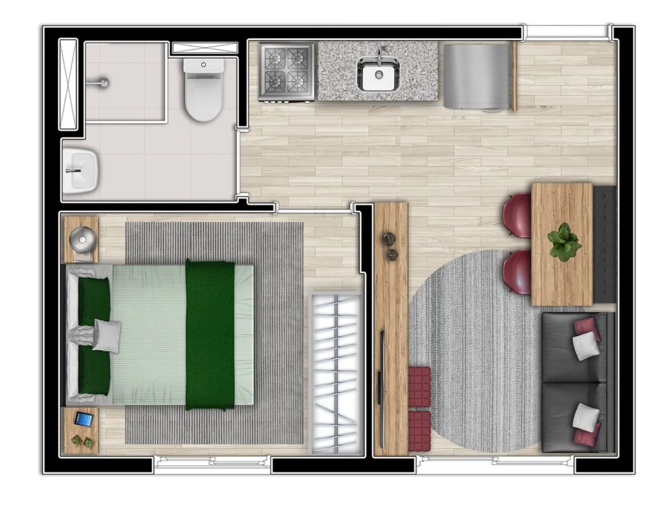 Imagem Comprar apartamento com 2 quartos em Vila Buarque São Paulo SP