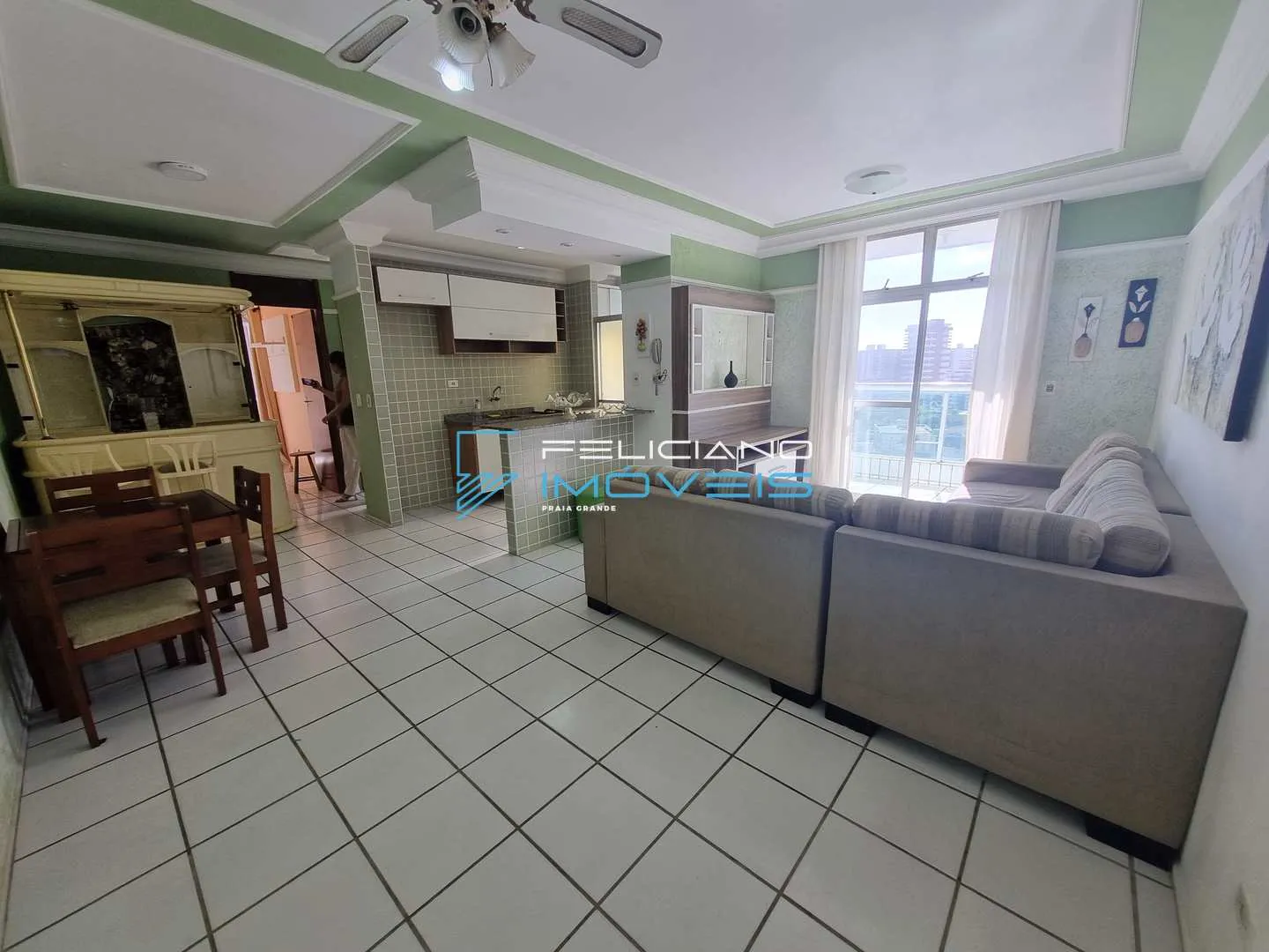 Imagem Apartamento com 2 quartos, Caiçara, Praia Grande - R$ 467 mil, Cod: 5971