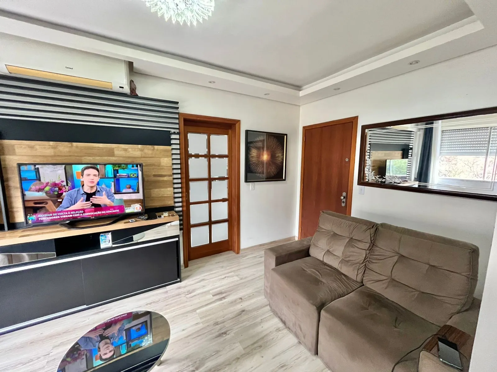 Imagem Apto de 02 dorm, mobiliado, transformado em 01 dorm, com vaga no Passo da Areia