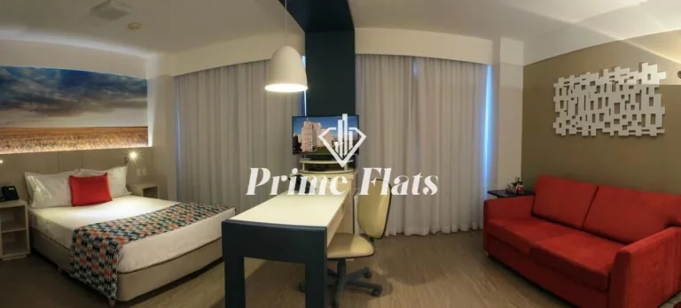 Imagem Flat disponível para venda no Comfort Suites Alphaville com 30m², 1 dormitório e 1 vaga de garagem