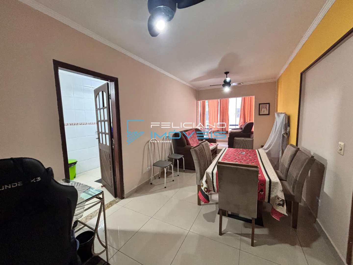 Imagem Apartamento com 2 quartos, Guilhermina, Praia Grande - R$ 650 mil, Cod: 6237