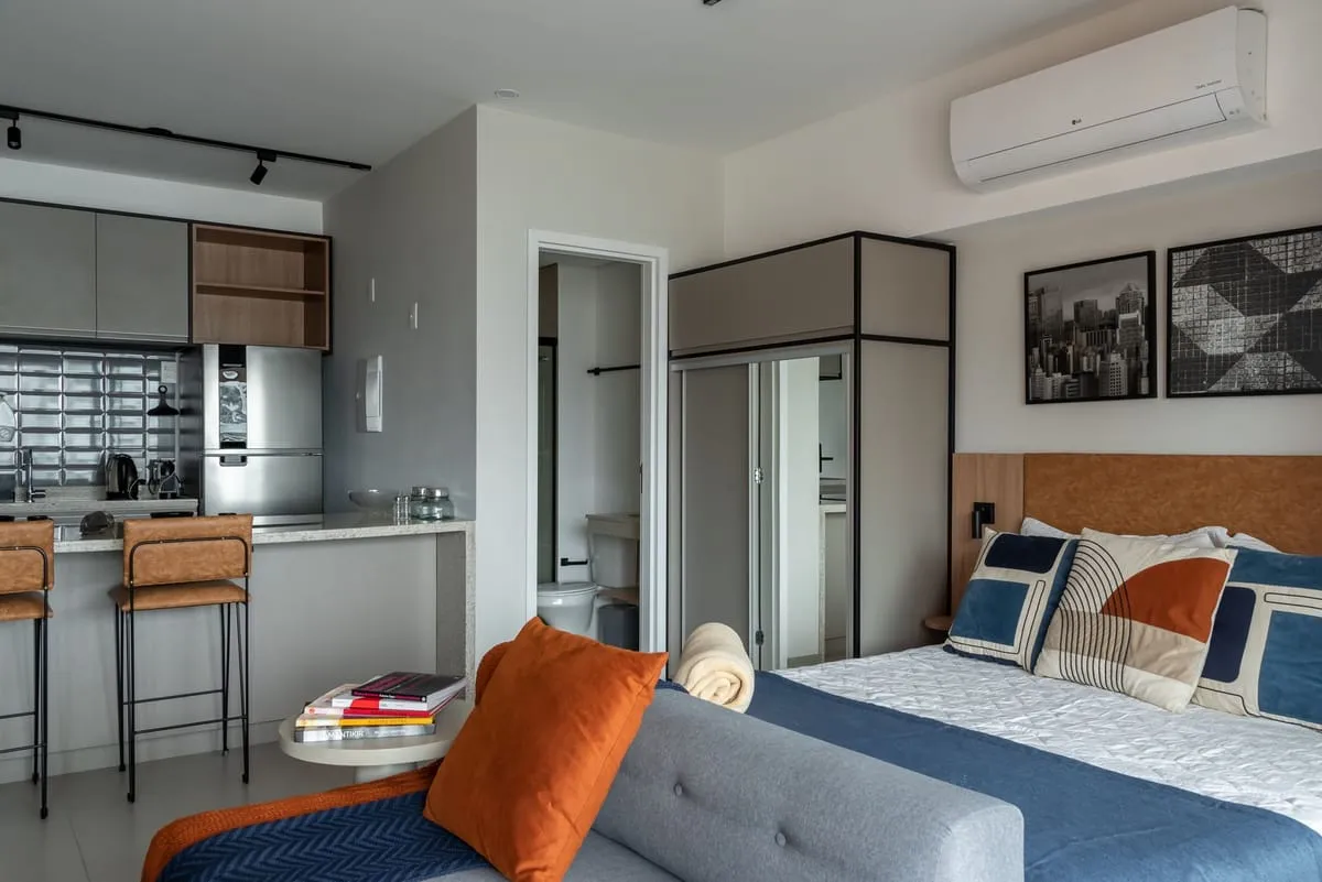 Imagem Apartamento com 1 Quarto para alugar, 42m² - Brooklin