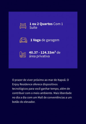 Apartamento com 1 Quarto à Venda, 40 m² em Itapuã - Vila Velha