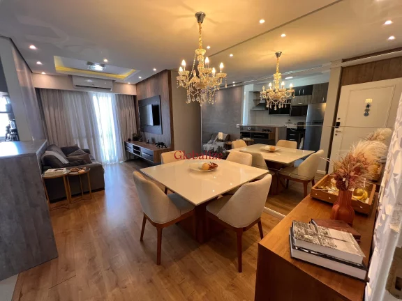 Imagem Apartamento 2 dormitórios, 1 suíte, no residencial Acquaplay todo planejado com 1 vaga de garagem demarcada no Marapé em Santos por R$ 599.000,00