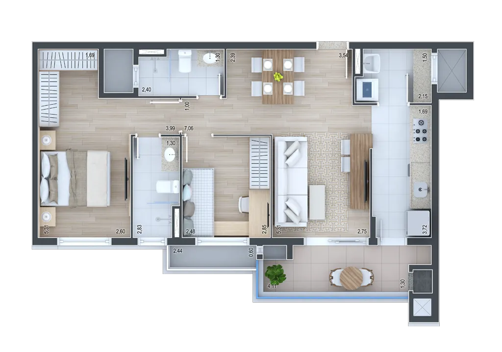 Imagem COBERTURA RESIDENCIAL em Curitiba - PR, Água Verde