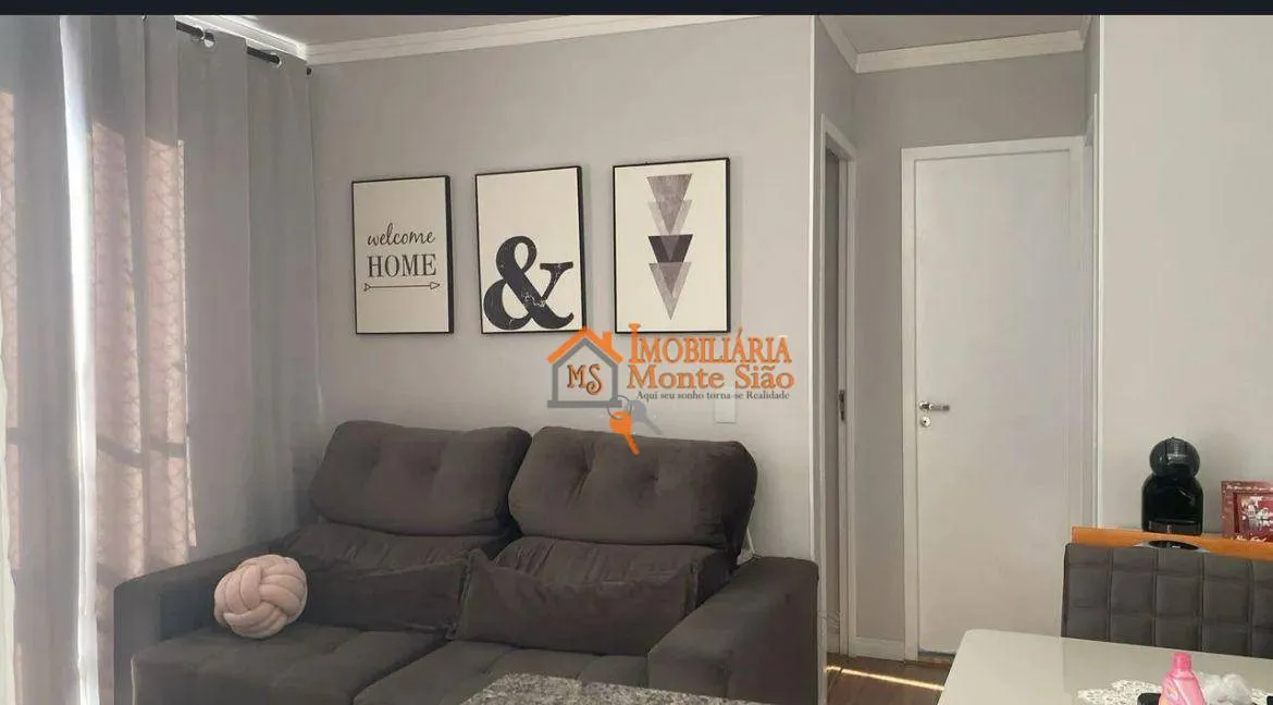 Imagem Apartamento com 2 dormitórios à venda, 47 m² por R$ 220.000,00 - Jardim Guilhermino - Guarulhos/SP
