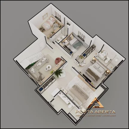 Imagem Apto 3 Quartos, sendo 1 Suite - Bom Retiro - COD 753