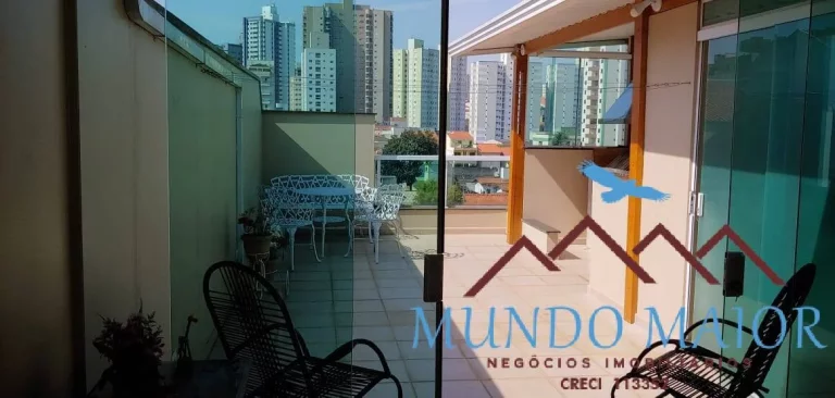 Imagem COBERTURA DE LUXO COM VISTA DESLUMBRANTE NA VILA VALPARAÍSO - 3 DORMITÓRIOS