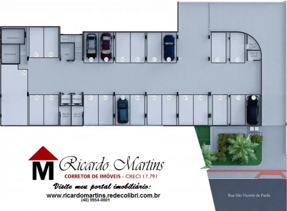 Imagem Apartamento com 2 Quartos à Venda, 70 m² em Michel - Criciúma