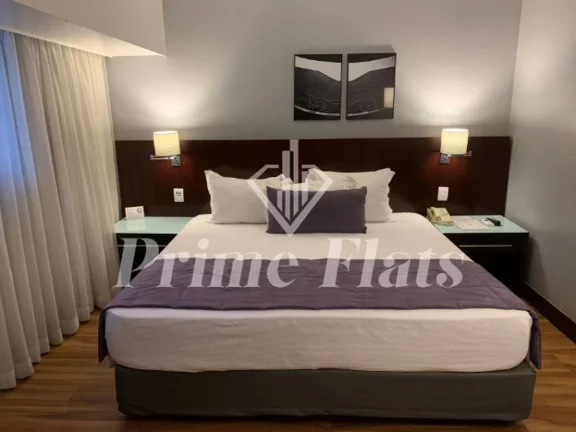Imagem Flat disponível para venda Wyndham São Paulo Berrini no Brooklin, com 29m², 1 dormitório e 1 vaga
