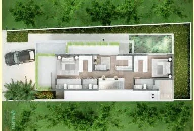 Imagem Casa Condominio para Venda - 221m², 3 dormitórios, sendo 2 suites, 2 vagas - Centro