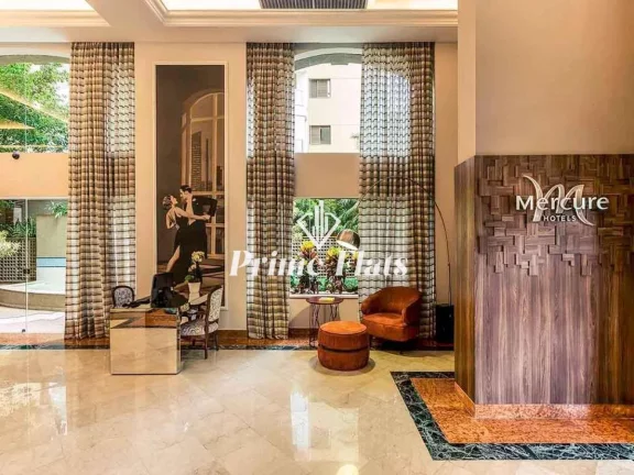 Imagem Flat disponível para venda no Mercure São Paulo JK Vila Olímpia, com 33m², 1 dormitório e 1 vaga