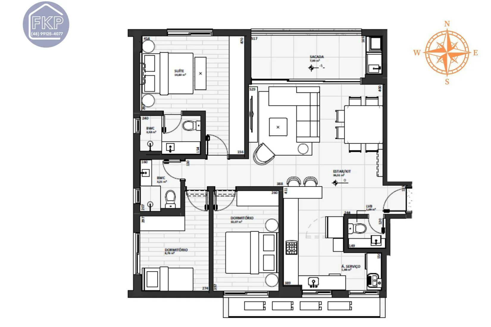 Imagem Apartamento 3 dormitórios!