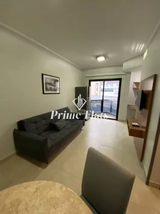 Imagem Flat disponível para locação no Hotel Massis, com 50m², 1 dormitório e 1 vaga de garagem