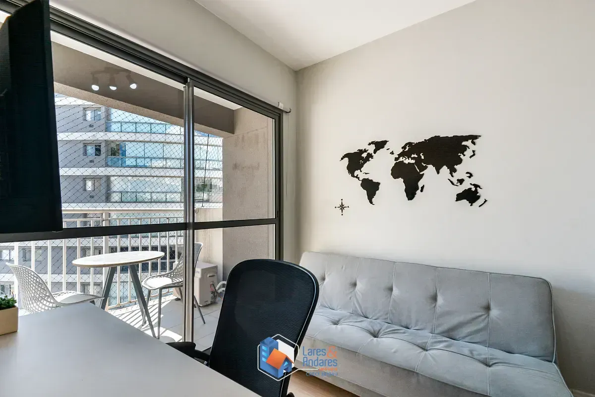 Imagem Apartamento para venda em Vila Nova Conceição com 1 quarto, sendo 1 suíte, 27m²