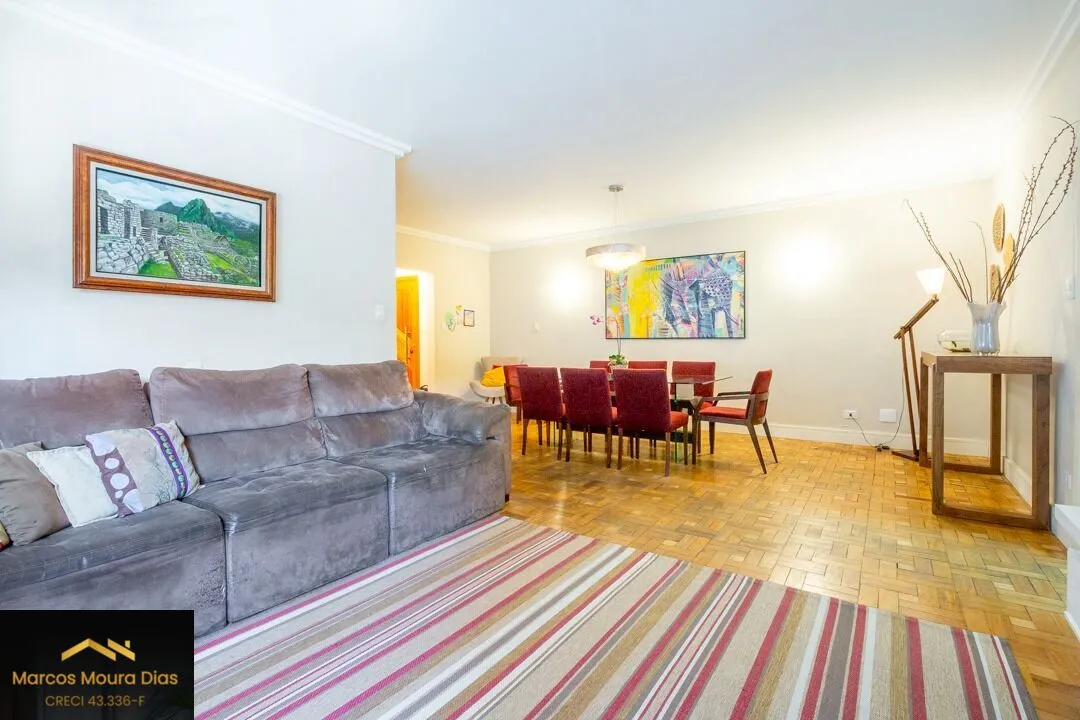Imagem Apartamento Reformado na Av. Angelica, 144m², 3 dorms (1 suíte), lavabo, 1 Vaga. Edifício com Lazer