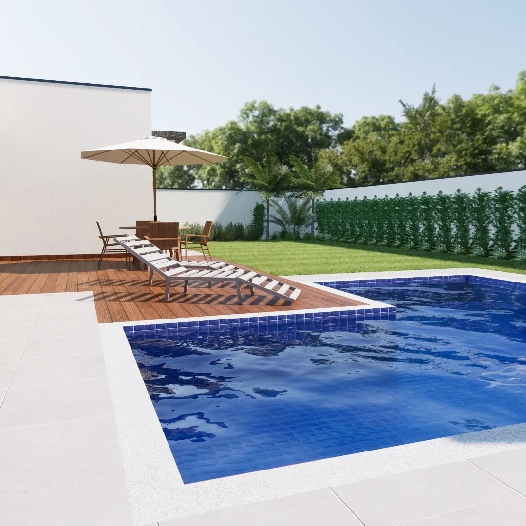 Imagem Uma Residência Térrea Unifamiliar em Pindamonhangaba, Projetada com Materiais de Alta Qualidade e Acabamentos Modernos, Pronta para Receber sua Famíli