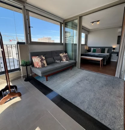 Imagem Imperdível: Apartamento à venda em São Paulo-SP, Cerqueira César 1 quarto, 1 sala, 1 banheiro, 1 vaga de garagem, 46,00 m².