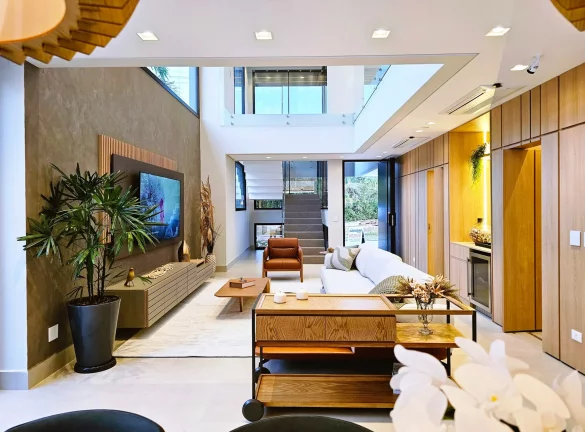 Imagem Casa de luxo à venda na Riviera de São Lourenço Módulo 12: 6 quartos, 6 suítes, 3 salas e 440m² de área!