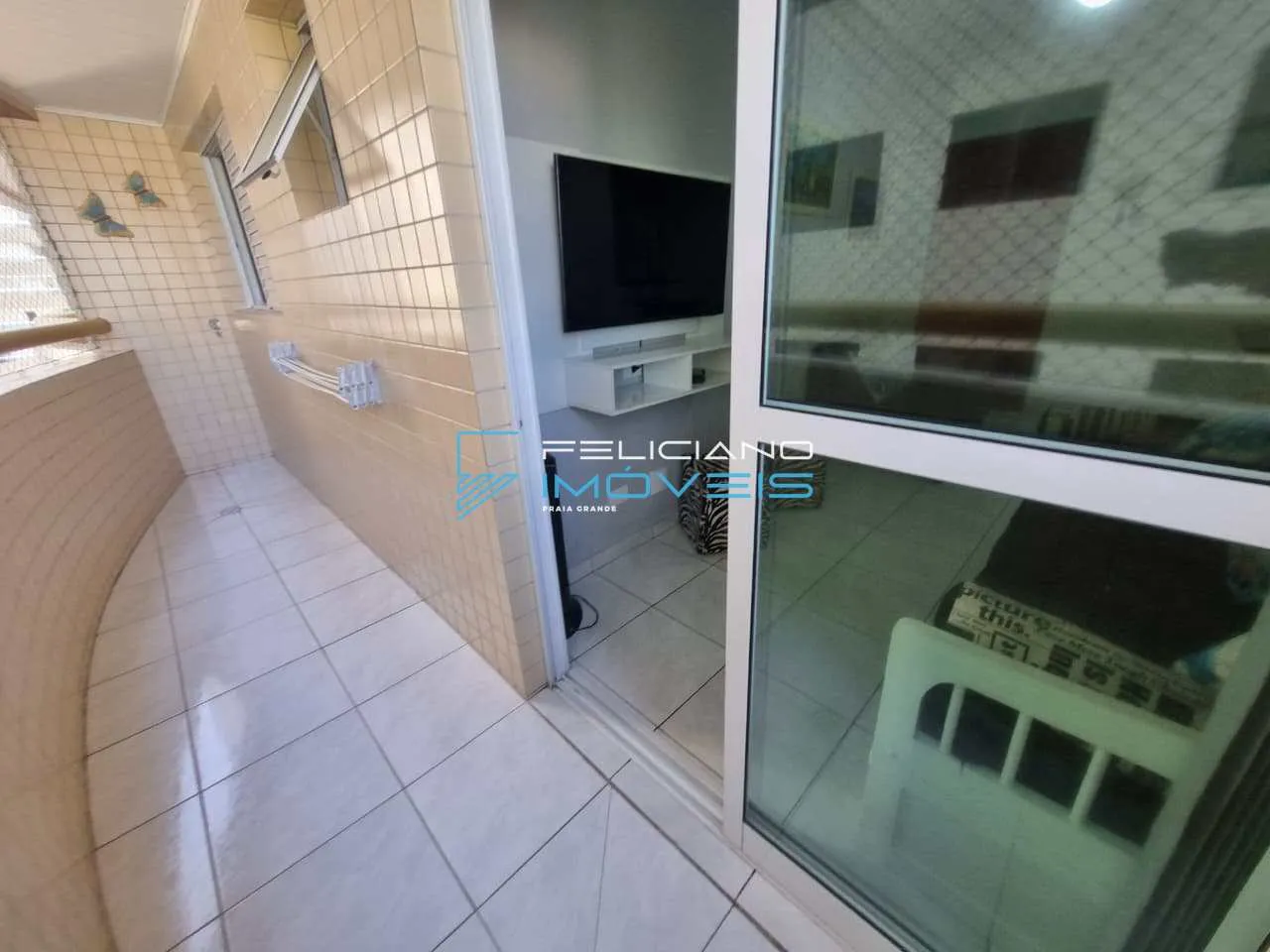 Imagem Apartamento com 1 quarto, Guilhermina, Praia Grande - R$ 355 mil, Cod: 7268