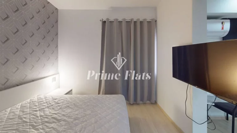 Imagem Flat disponível para locação no QI Intelligence Flat em Moema, com 37m², 1 dormitório e 1 vaga